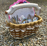 Foxcreek Baskets Picnic Party Basket-Shabby Chic Collection, view 4