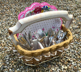 Foxcreek Baskets Picnic Party Basket-Shabby Chic Collection, view 5