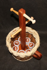 Foxcreek Baskets Coffee Mug Basket--Shabby Chic Collection, view 5