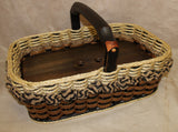 Foxcreek Baskets Double Casserole Basket-Shabby Chic Collection, view 2