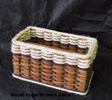 Foxcreek Baskets Mail Organizer Basket-Shabby Chic Collection, view 6