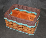 Foxcreek Baskets Silverware Basket--Shabby Chic Collection, view 2
