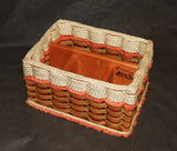 Foxcreek Baskets Silverware Basket--Shabby Chic Collection, view 3