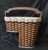 Foxcreek Baskets Step basket/distressed black shabby chic large, view 2