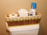 Foxcreek Baskets Tank Topper basket--Shabby Chic Collection, view 2