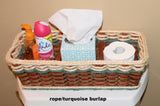 Foxcreek Baskets Tank Topper basket--Shabby Chic Collection, view 3