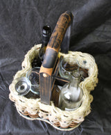 Foxcreek Baskets Wine Cellar Basket-Shabby Chic, view 3