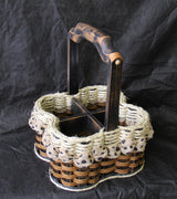 Foxcreek Baskets Wine Cellar Basket-Shabby Chic, view 4