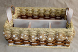 Foxcreek Baskets Hobby Basket w/ribbon-Shabby Chic Collection, view 3