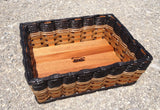 Foxcreek Baskets Shelf basket with angled sides, view 3