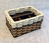 Foxcreek Baskets Silverware Basket-Cottage Black, view 5