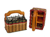 Foxcreek Baskets Silverware Basket w/Handle, view 2
