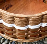Foxcreek Baskets Silverware Basket w/Handle, view 3