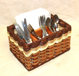 Foxcreek Baskets Silverware Basket w/out handle, view 4