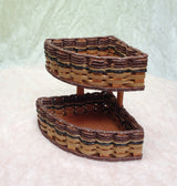 Foxcreek Baskets Double Corner Basket-small, view 2