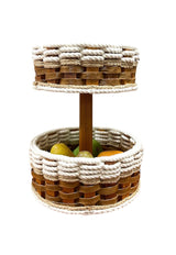 Foxcreek Baskets Small Double Lazy Susan-Bohemian, view 3