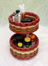 Foxcreek Baskets Double Lazy Susan- Small, view 2