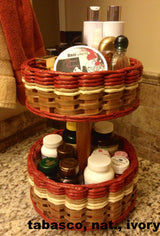 Foxcreek Baskets Double Lazy Susan- Small, view 3