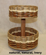 Foxcreek Baskets Double Lazy Susan- Small, view 4