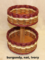 Foxcreek Baskets Double Lazy Susan- Small, view 5