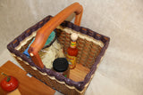Foxcreek Baskets Lidded Picnic Basket-small, view 6