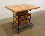 Foxcreek Baskets Table-36x45 pub table, view 2