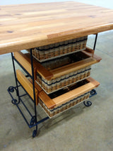 Foxcreek Baskets Table-36x45 pub table, view 3