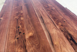 Foxcreek Baskets Table- 36x60 Black Walnut Table with 4 benches, view 4