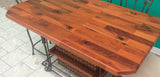 Foxcreek Baskets Table--40 x 60 Distressed Mahogany Table, view 2