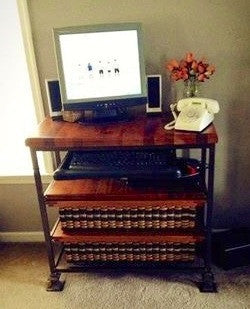 Foxcreek Baskets Table-Desk/Computer Work Station