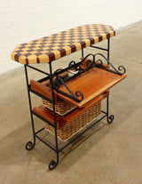 Foxcreek Baskets Table/Island--14 x 36 Maple/Mahogany end grain, view 2
