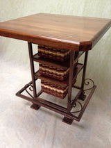 Foxcreek Baskets Table--Small Pub Table, view 3