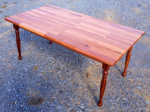 Foxcreek Baskets Table-32 x 66-solid mahogany dining room table