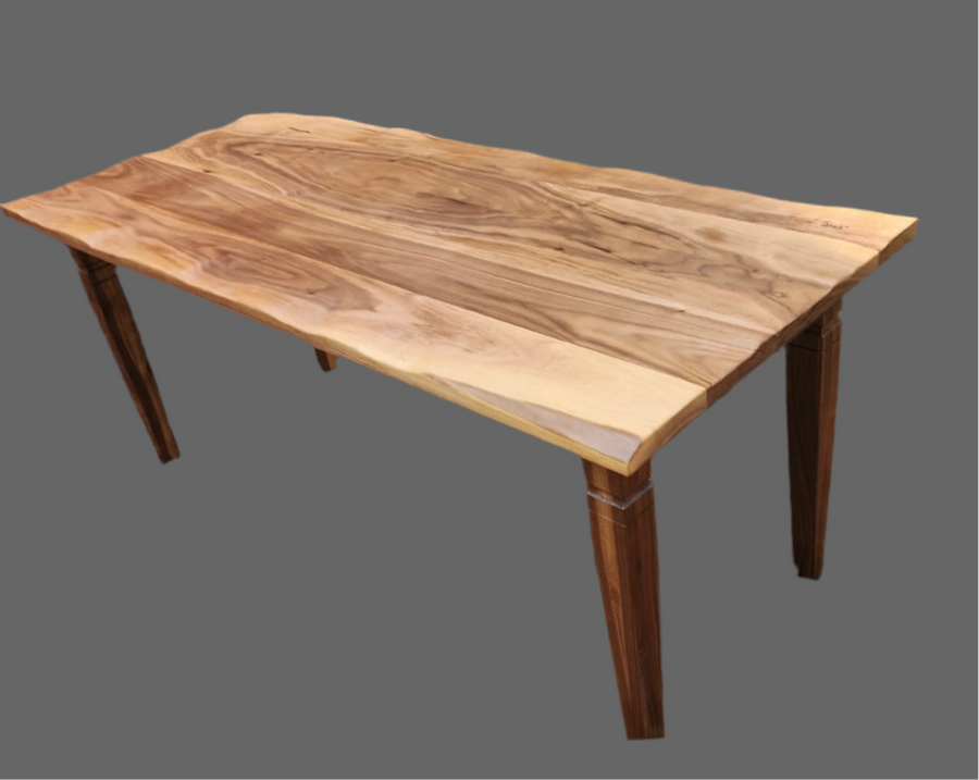 Foxcreek Baskets Table- Walnut Dining room table with walnut legs