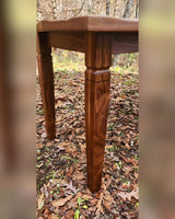 Foxcreek Baskets Table- Walnut Dining room table with walnut legs, view 3