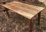 Foxcreek Baskets Table- Walnut Dining room table with walnut legs, view 5