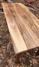 Foxcreek Baskets Table- Walnut Dining room table with walnut legs, view 6
