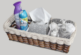 Foxcreek Baskets Tank Topper Basket-- Cottage Grey, view 5