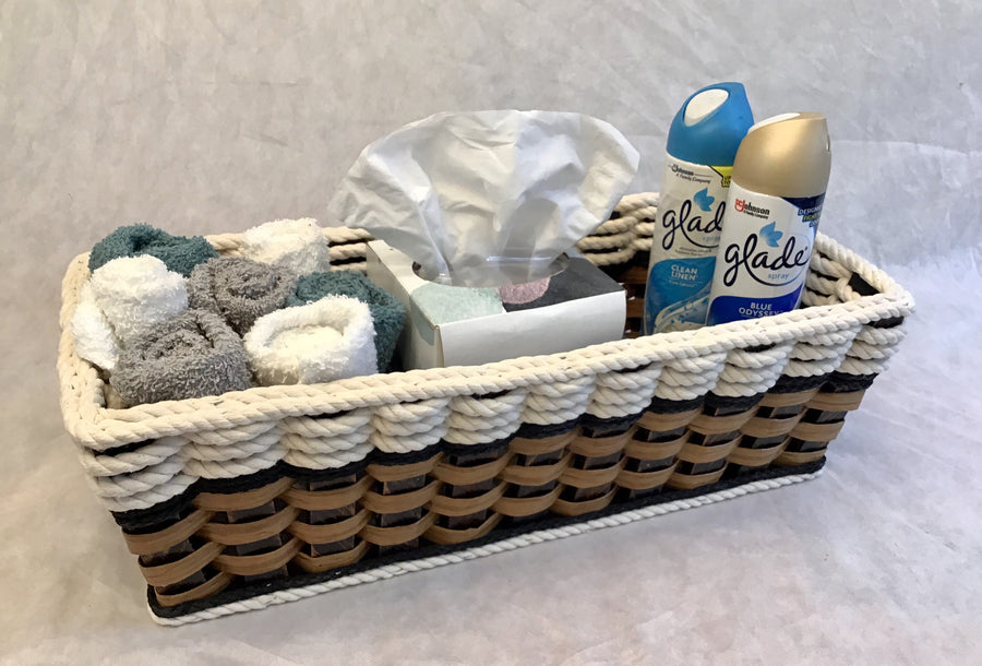 Foxcreek Baskets Tank Topper-Cottage Black