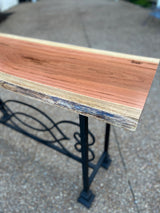 Foxcreek Baskets Live Edge Tiger Wood Console Table, view 3