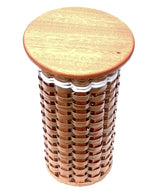 Foxcreek Baskets Toilet Paper Basket w/Lid, view 2