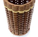 Foxcreek Baskets Toilet Paper Basket w/Lid, view 5