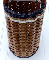 Foxcreek Baskets Toilet Paper Basket w/Lid, view 6