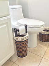 Foxcreek Baskets Toilet paper w/dowel-Cottage Black, view 2