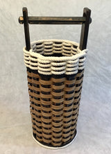 Foxcreek Baskets Toilet paper w/dowel-Cottage Black, view 4