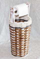 Foxcreek Baskets Toilet paper w/dowel--Cottage Grey, view 5