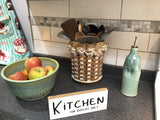 Foxcreek Baskets Utensil Lazy Susan Basket-Shabby Chic Collection, view 2