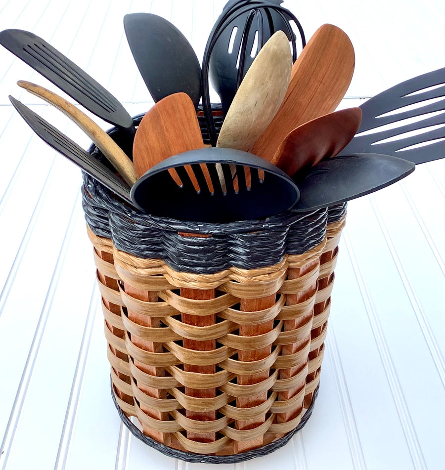 Foxcreek Baskets Utensil Lazy Susan