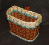 Foxcreek Baskets Shabby Chic Collection--Small Wall basket, view 3
