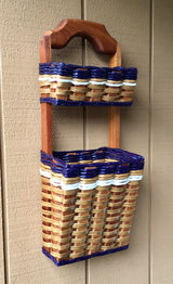 Foxcreek Baskets Wall Organizer Double Basket, view 5